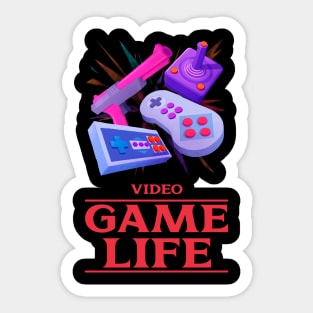 Video game life Sticker